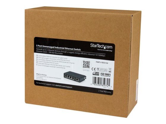 STARTECH 5 Port Industrial 10 100 Ethernet Switch-preview.jpg